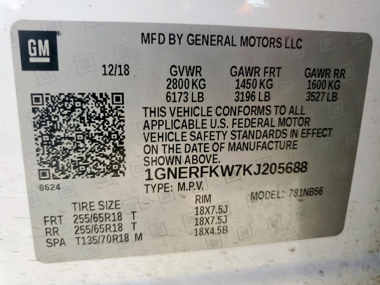 CHEVROLET TRAVERSE LS