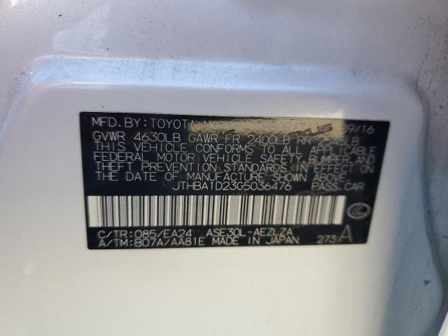 2016 LEXUS IS 200T #3303861799