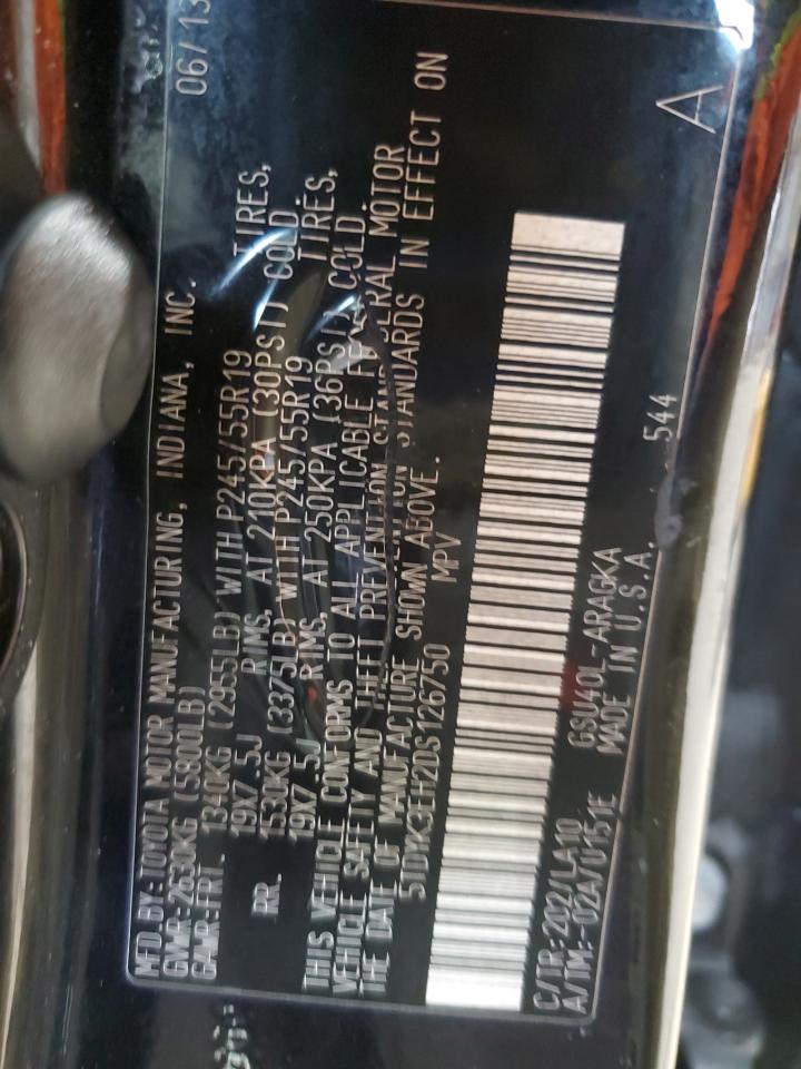 TOYOTA HIGHLANDER LIMITED