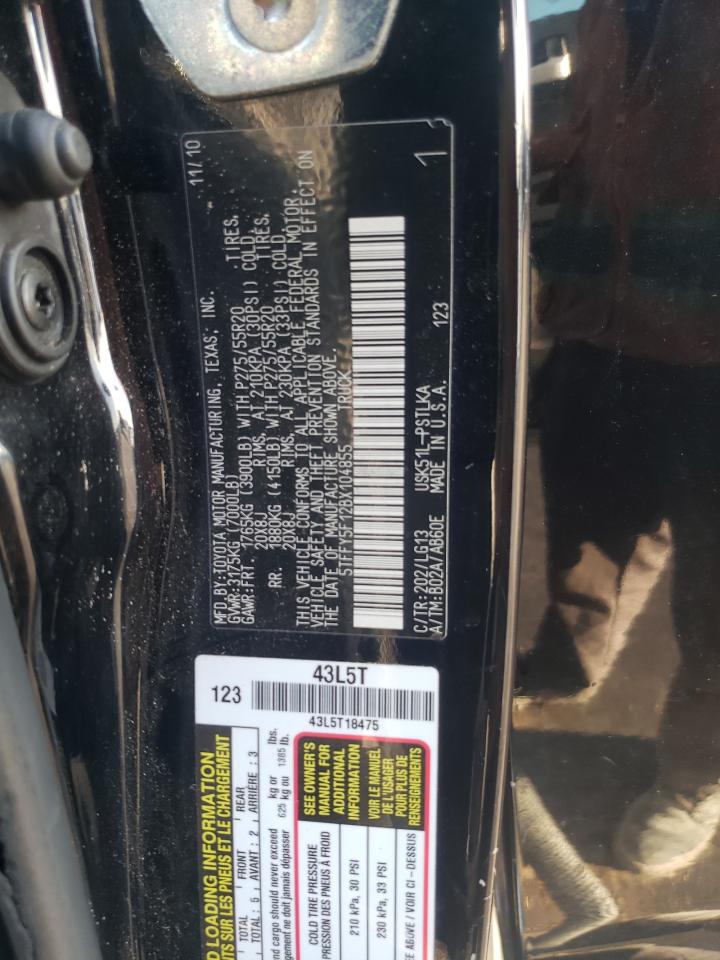 TOYOTA TUNDRA CREWMAX LIMITED