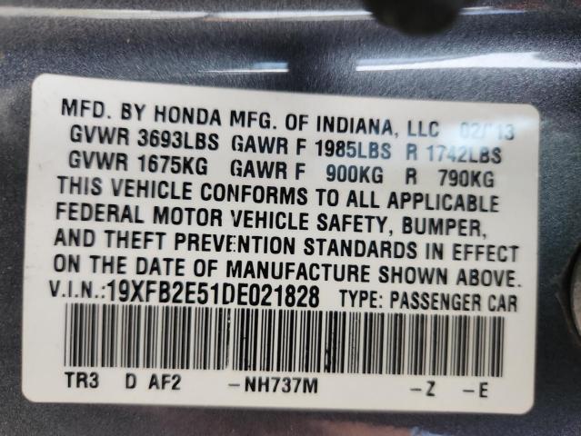 2013 HONDA CIVIC LX #3296680079