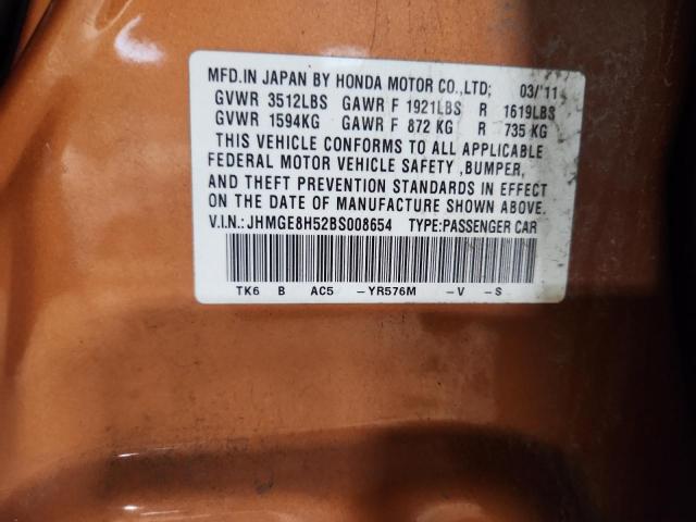 2011 HONDA FIT SPORT #3304643938
