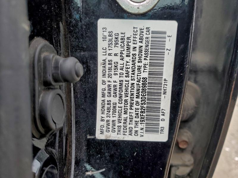 2013 HONDA CIVIC LX #3303602937