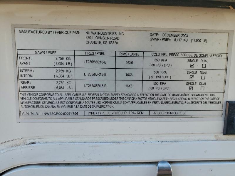 2004 NU WA HITCHHIKER #3301885435