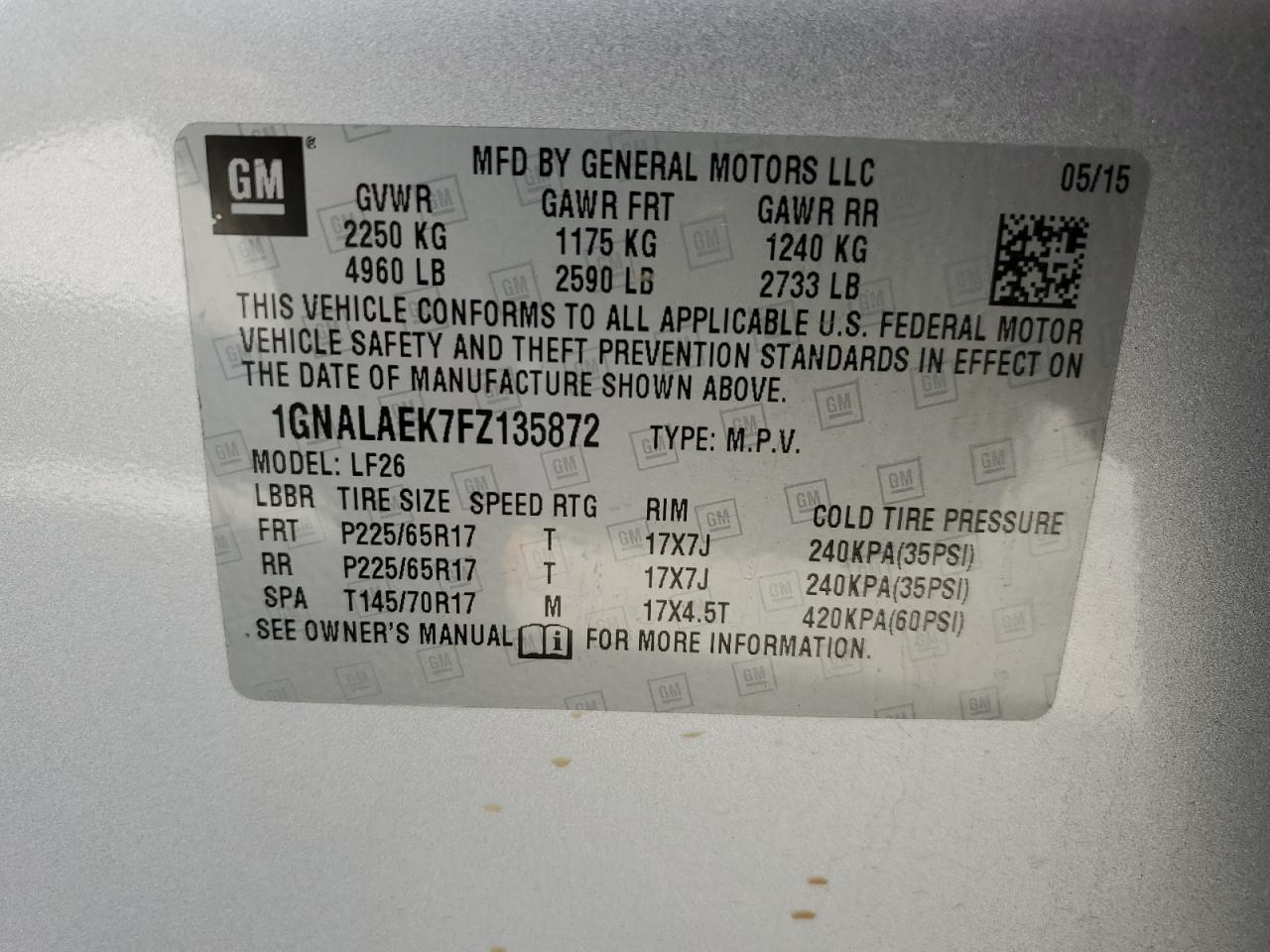 CHEVROLET EQUINOX LS