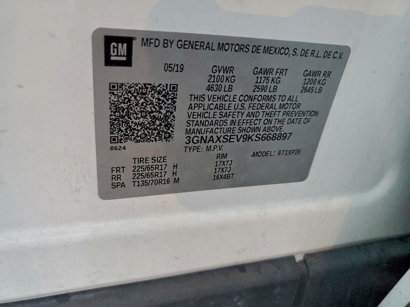 2019 CHEVROLET EQUINOX LS #3303772418