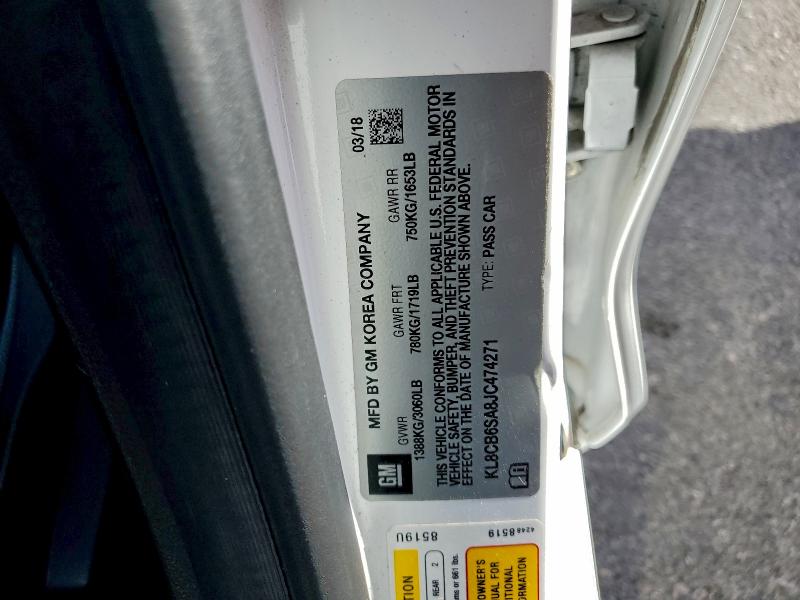 2018 CHEVROLET SPARK LS #3298261034