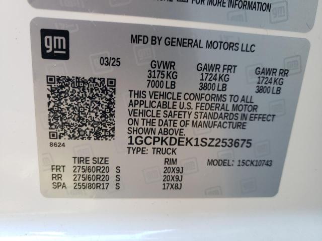 2025 CHEVROLET SILVERADO #3293493486