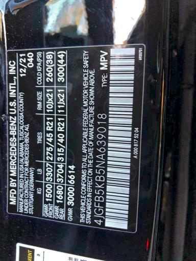 2022 MERCEDES-BENZ GLE 450 4M #3297012344