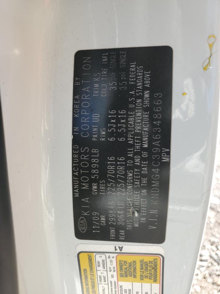 Lot #3296426651 2010 KIA SEDONA LX