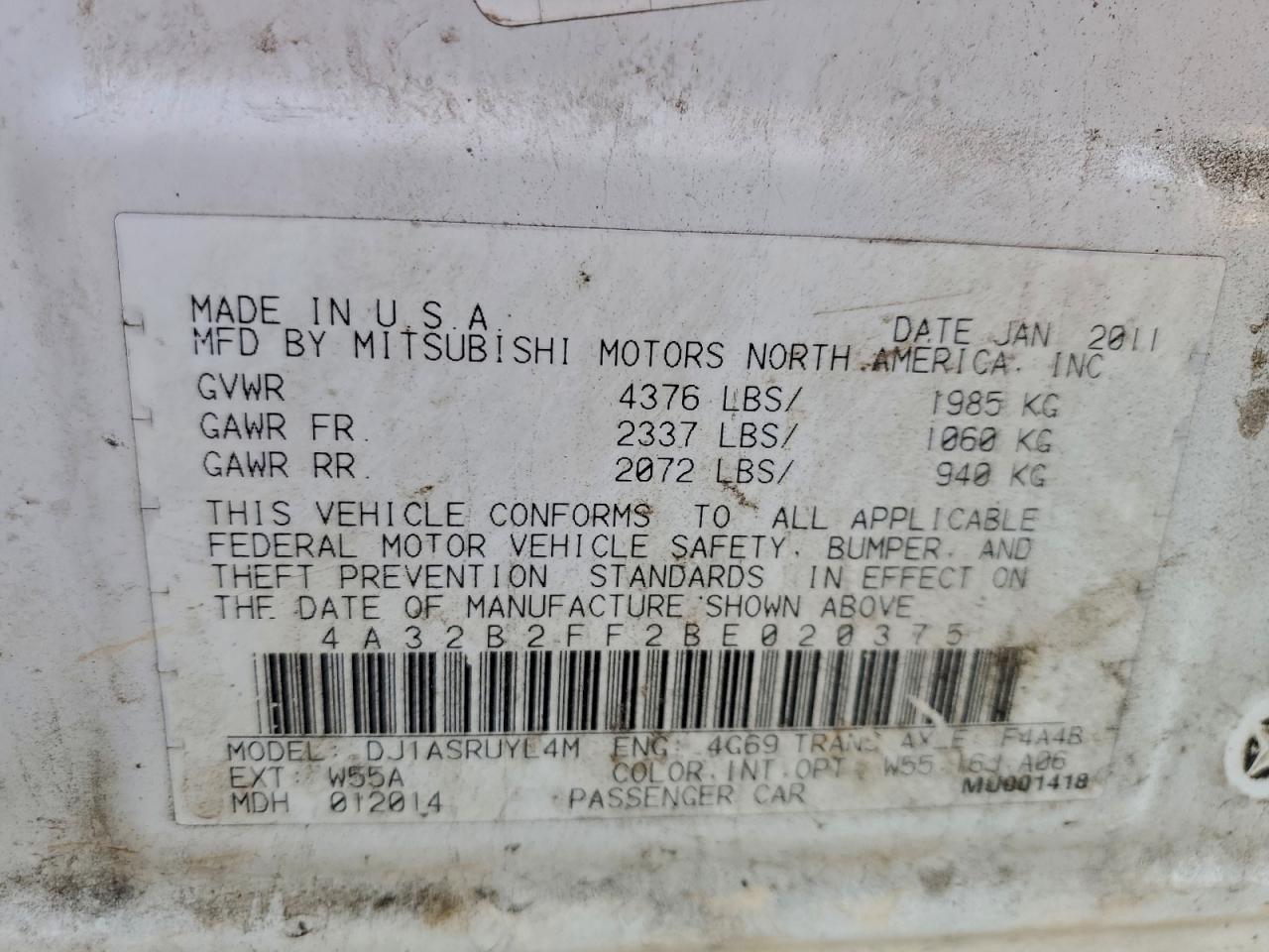 MITSUBISHI GALANT FE