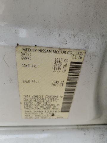 2016 NISSAN ALTIMA 2.5 #3291271957