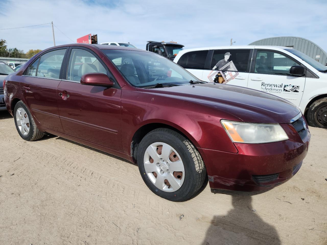 Lot #3292667588 2008 HYUNDAI SONATA GLS