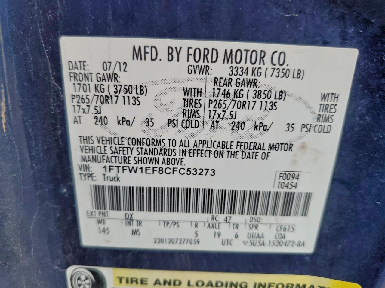 FORD F-150 SUPERCREW