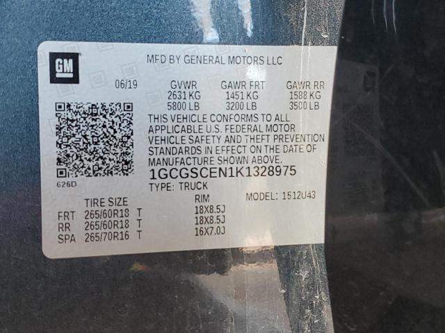 2019 CHEVROLET COLORADO L #3304006668