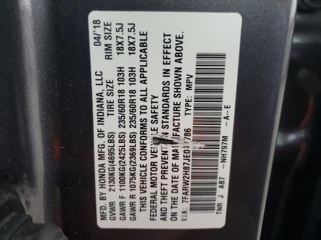 2018 HONDA CR-V EXL #3304012722