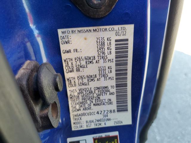 2012 NISSAN FRONTIER S #3309402991