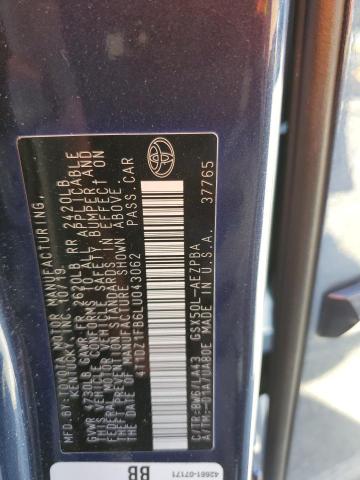 2020 TOYOTA AVALON LIM #3305453064