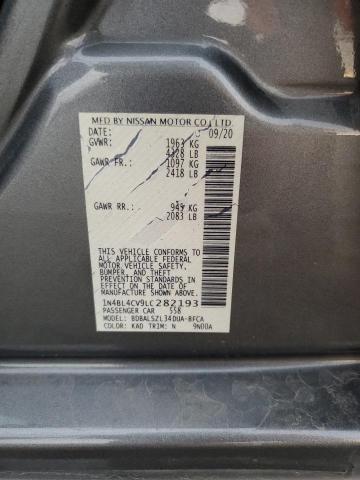 2020 NISSAN ALTIMA SR #3292582857