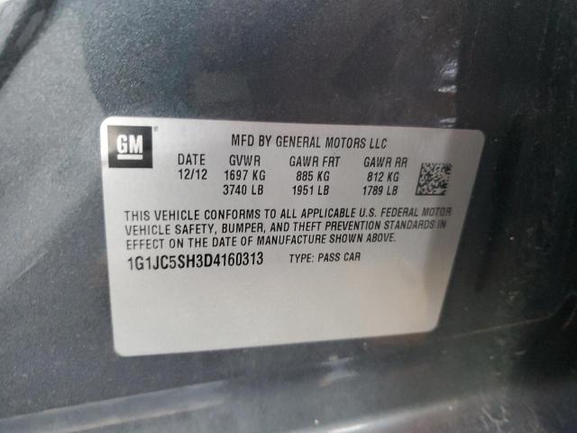 2013 CHEVROLET SONIC LT #3293559433