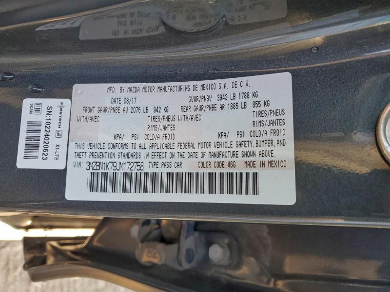 2018 MAZDA 3 SPORT #3304776956