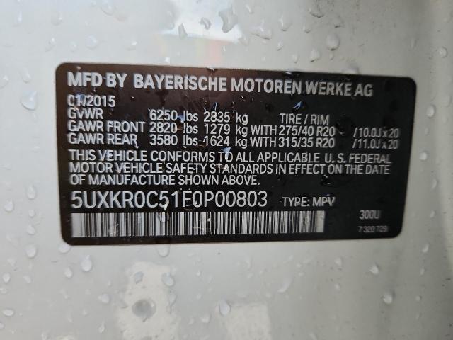 2015 BMW X5 XDRIVE3 #3293883605