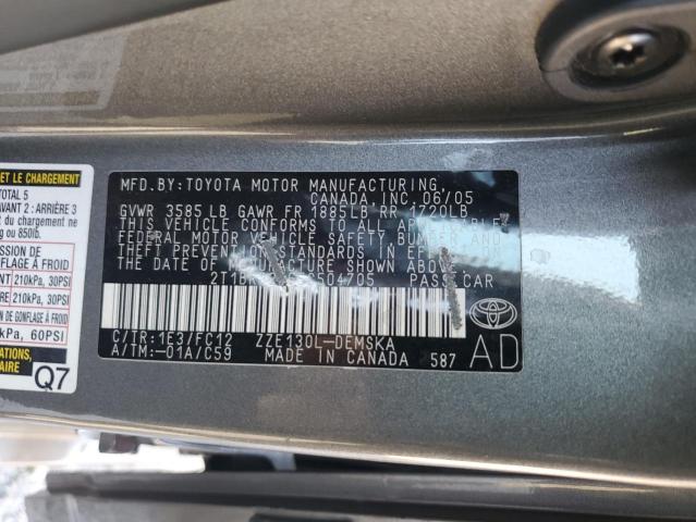 2005 TOYOTA COROLLA CE #3297932802