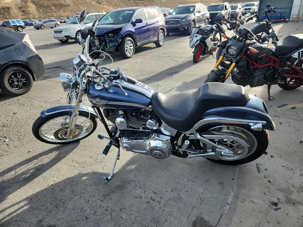 Lot #3290148261 2003 HARLEY-DAVIDSON FXSTDI