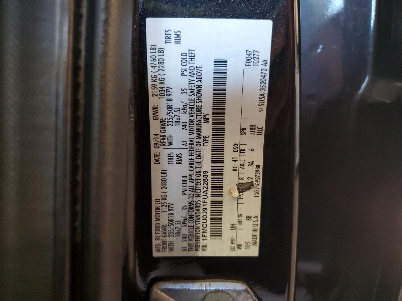 FORD ESCAPE TITANIUM