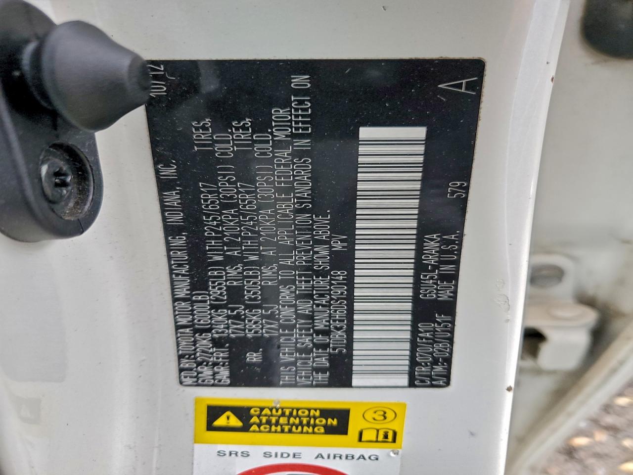 TOYOTA HIGHLANDER BASE