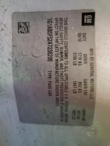 2010 CHEVROLET COBALT LS #3291410136