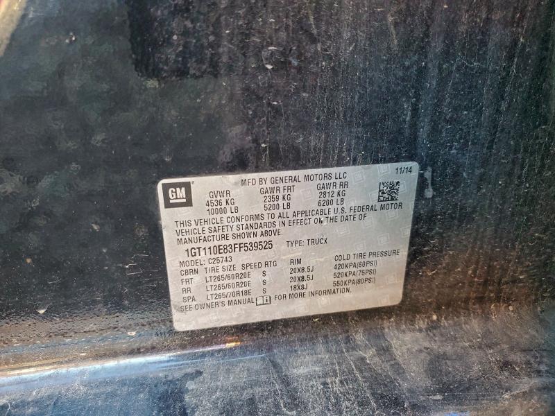 2015 GMC SIERRA C25 #3302758361