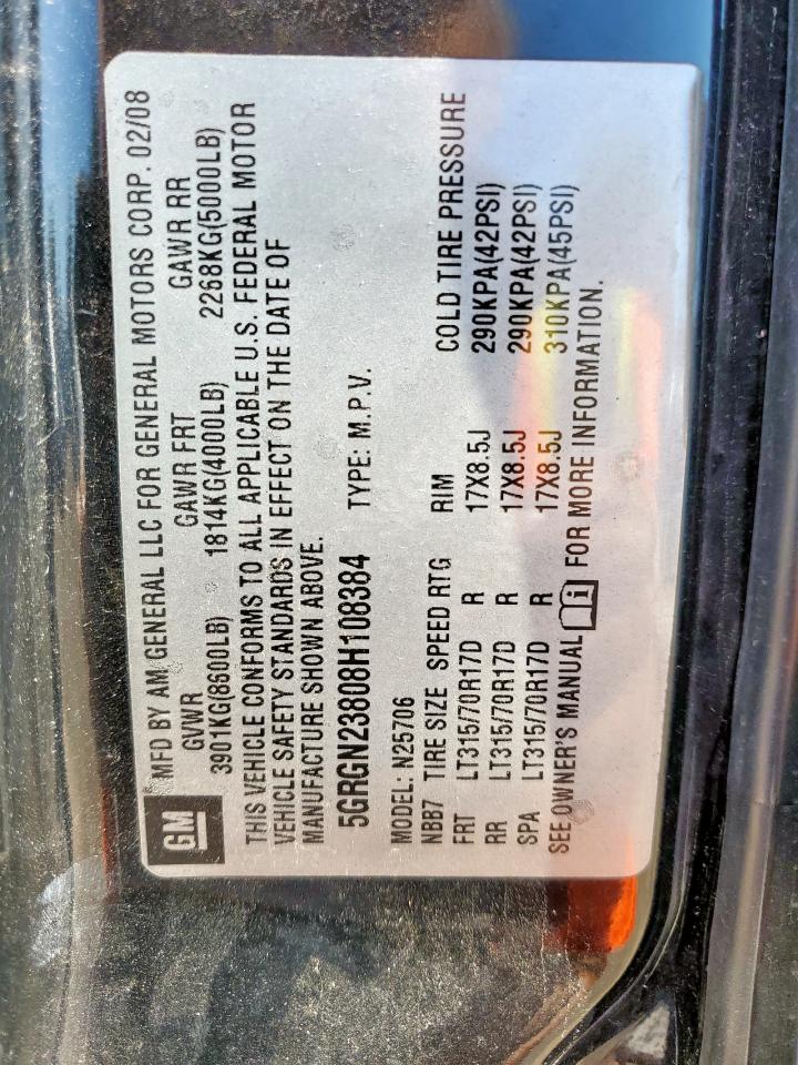 Lot #3304865572 2008 HUMMER H2