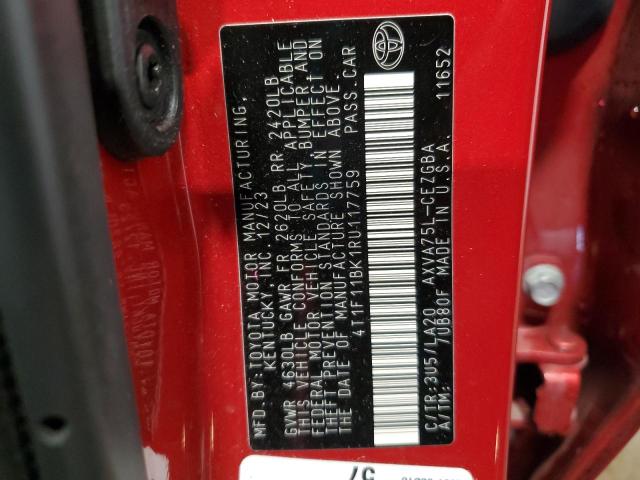 2024 TOYOTA CAMRY XLE #3298028128