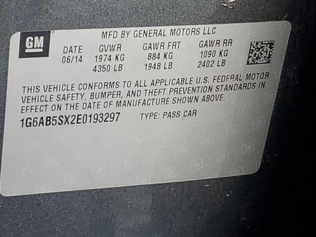 2014 CADILLAC ATS LUXURY - 1G6AB5SX2E0193297