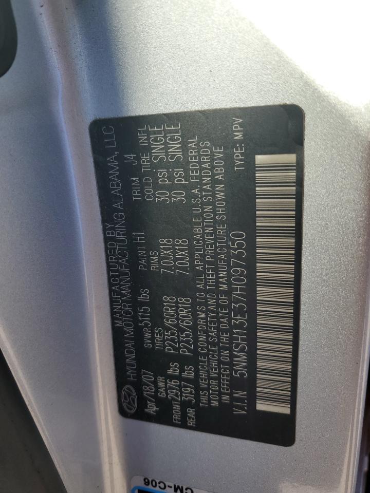 Lot #3284054807 2007 HYUNDAI SANTA FE S