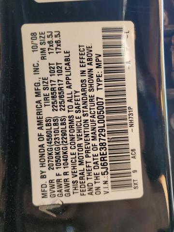 2009 HONDA CR-V EXL #3286586149