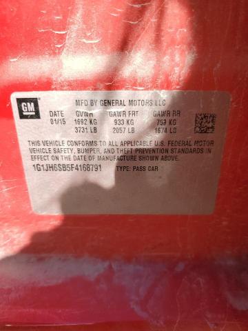 2015 CHEVROLET SONIC RS #3291565933