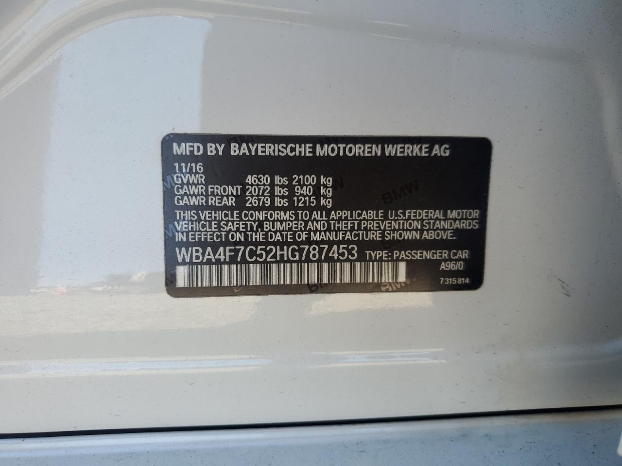 BMW 4 SERIES GRAN COUPE GRAN COUPE