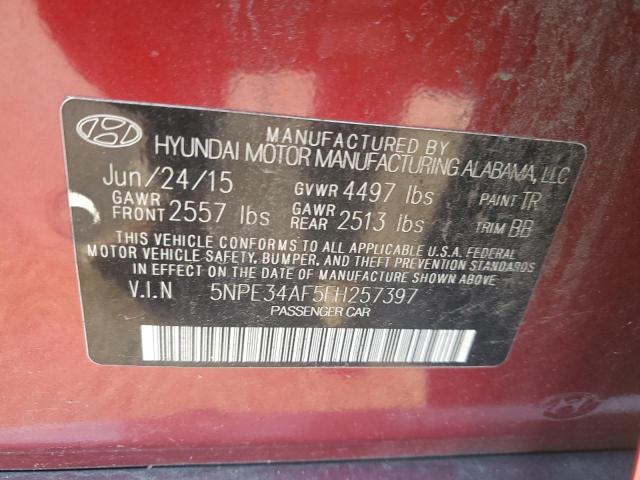 2015 HYUNDAI SONATA SPO #3287292989