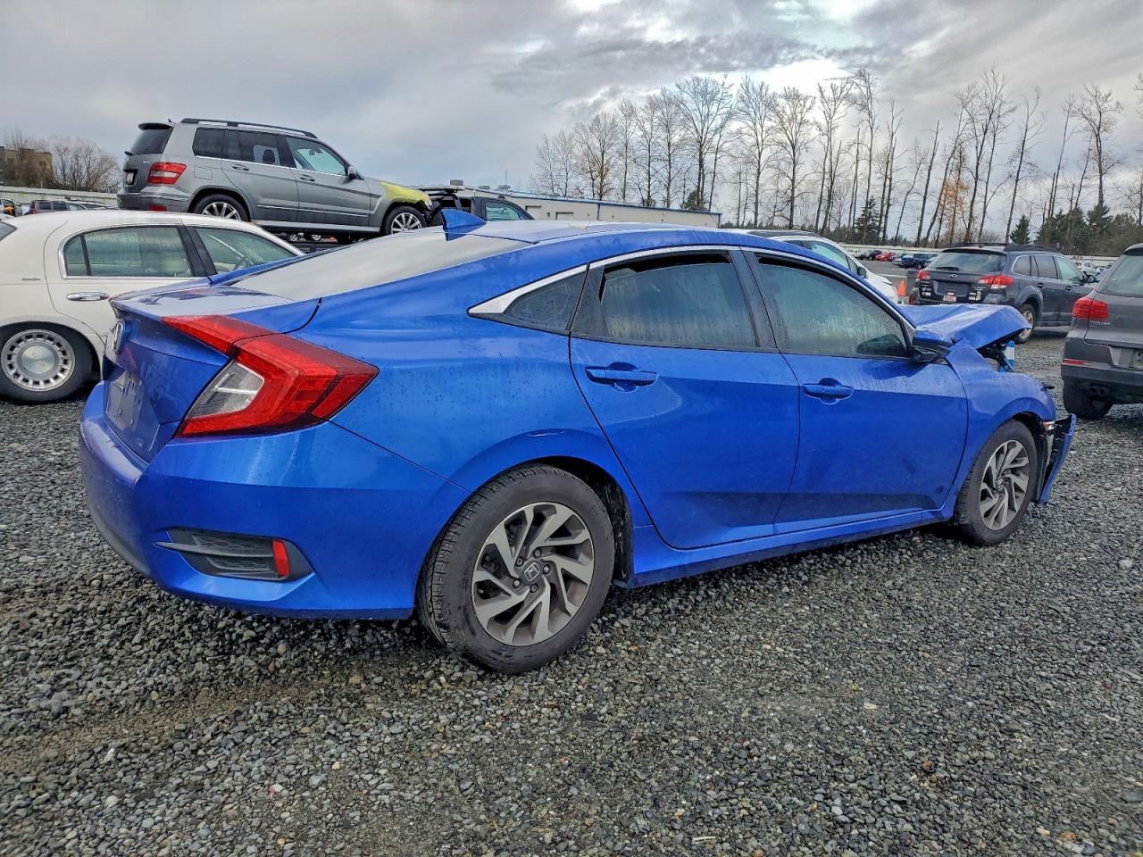 Lot #3315903140 2018 HONDA CIVIC EX