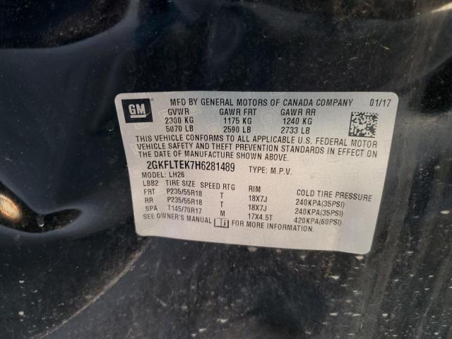 2017 GMC TERRAIN SL #3303015634