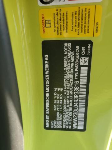 2024 MINI COOPER - WMW23DL04R3R33816