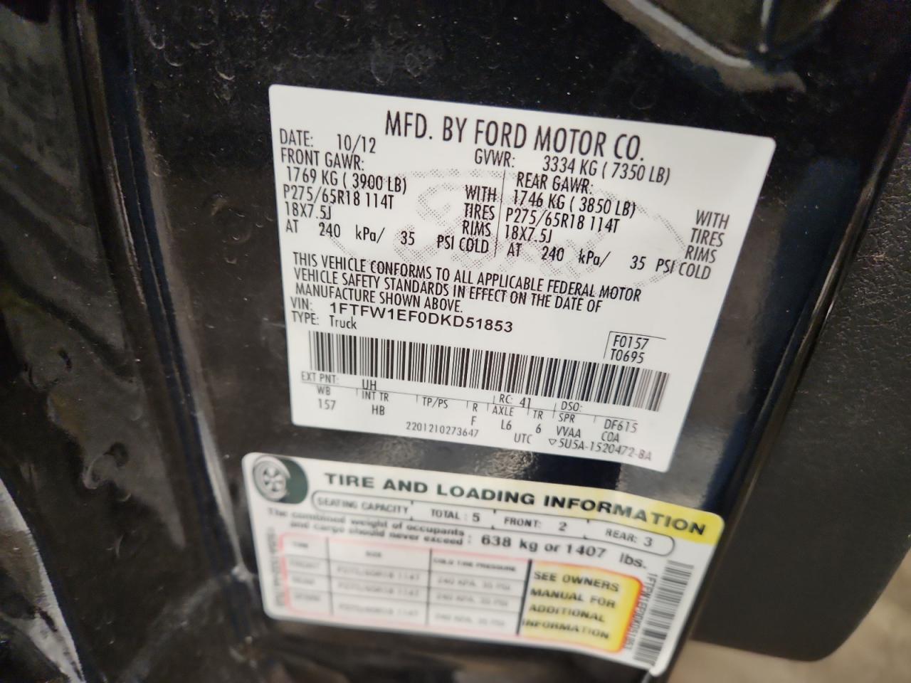 FORD F-150 SUPERCREW