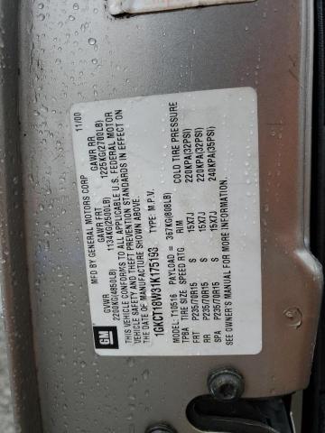 2001 GMC JIMMY #3280621396