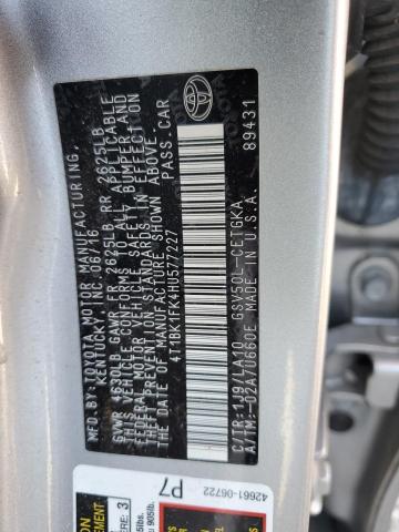 2017 TOYOTA CAMRY XSE #3302795915