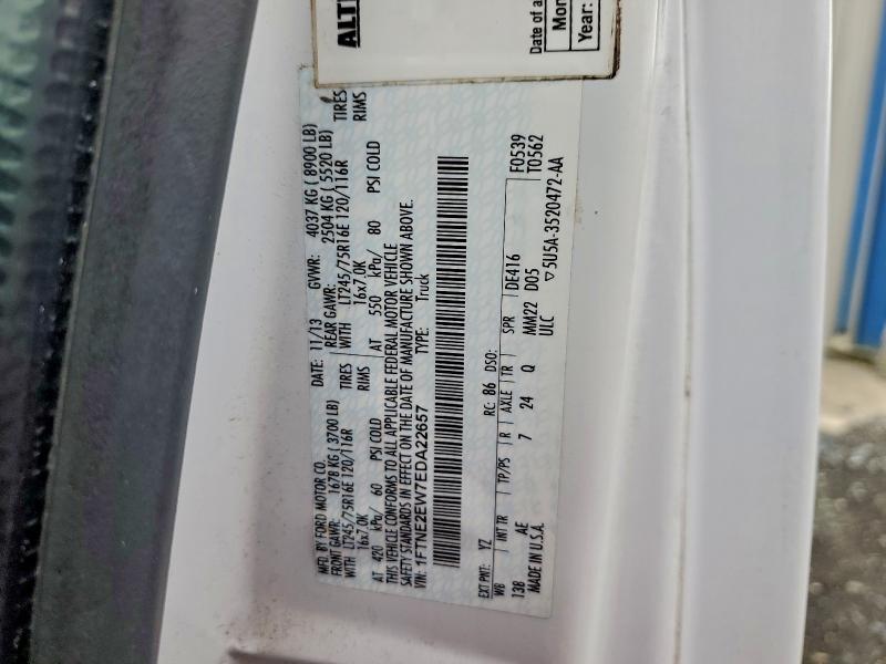 2014 FORD ECONOLINE #3296895836