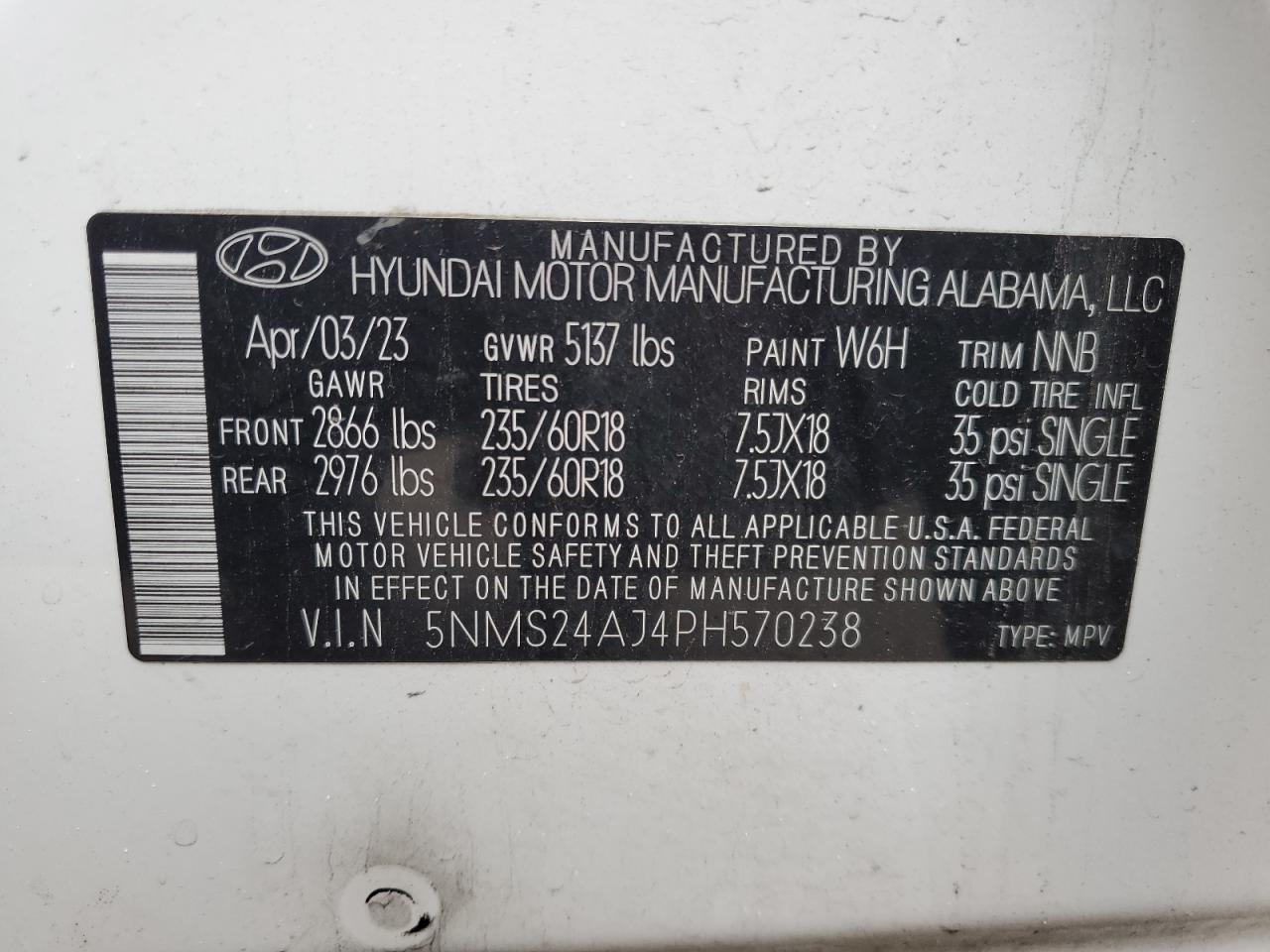 HYUNDAI SANTA FE SEL