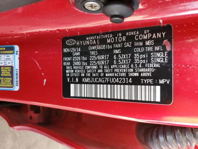 2015 HYUNDAI TUCSON LIM #3294267886