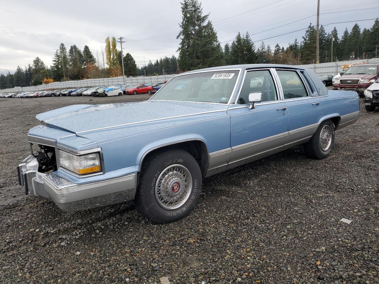 Lot #3304075495 1991 CADILLAC BROUGHAM